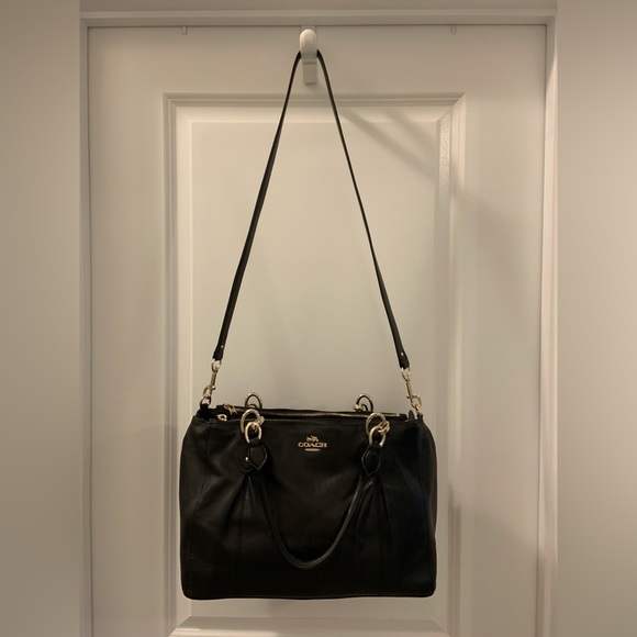 Black Leather Coach Purse - Picture 9 of 9